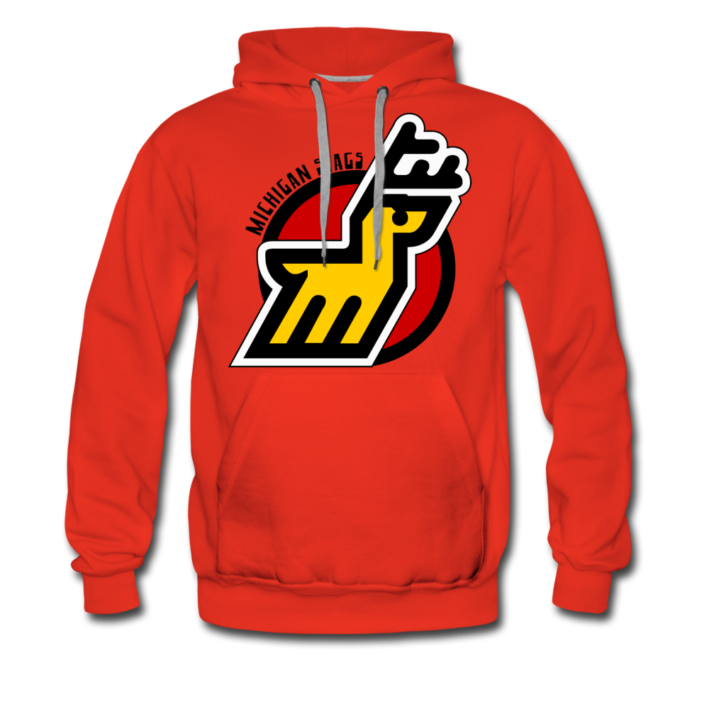 Michigan Stags Hoodie (Premium) - red