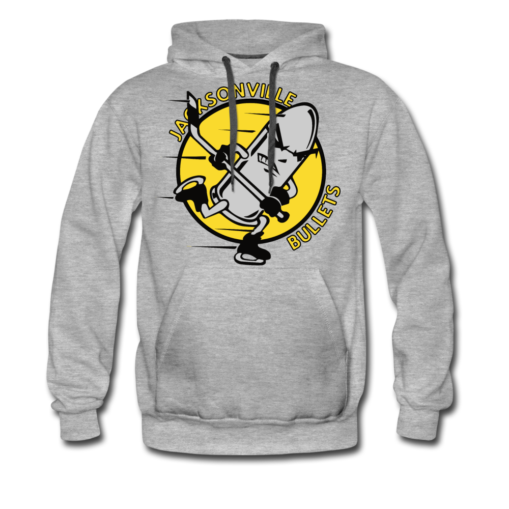 Jacksonville Bullets Hoodie (Premium) - heather gray