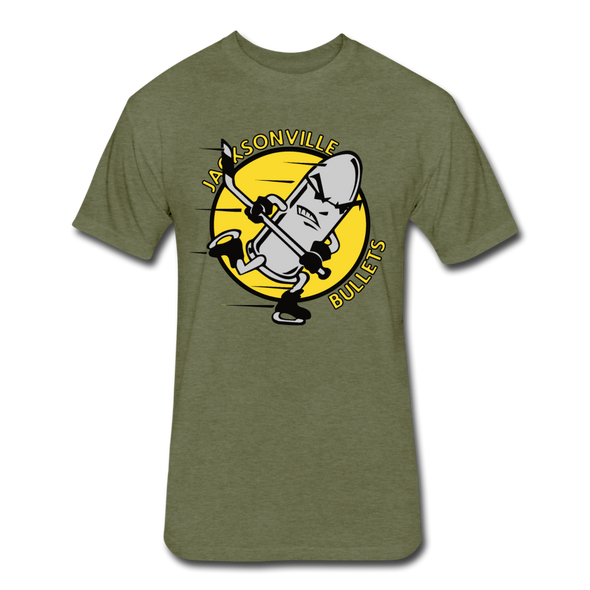Jacksonville Bullets T-Shirt (Premium Tall 60/40) - heather military green