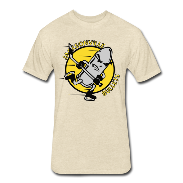 Jacksonville Bullets T-Shirt (Premium Tall 60/40) - heather cream