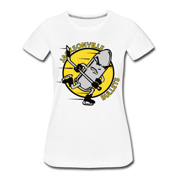 Jacksonville Bullets Women's T-Shirt - white