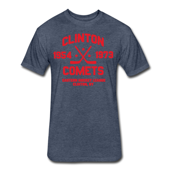 Clinton Comets Dated T-Shirt (Premium) - heather navy