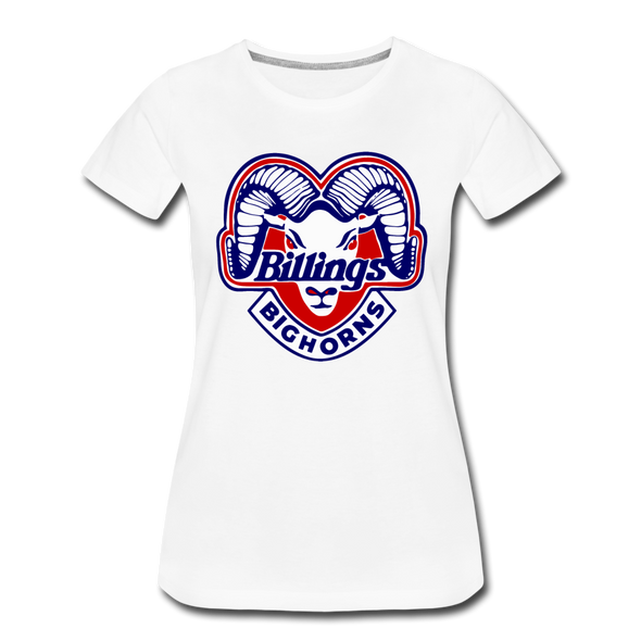 Billings Bighorns Women's T-Shirt - white