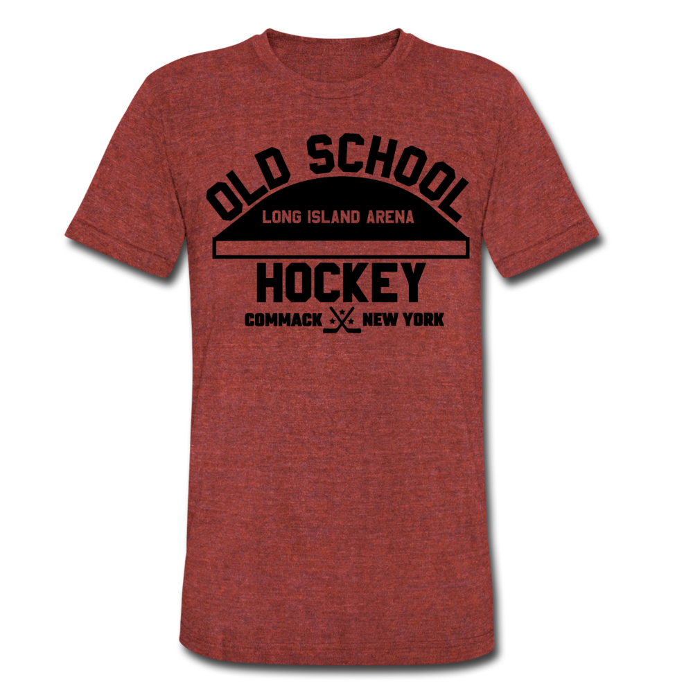 Long Island Arena Old School Hockey T-Shirt (Tri-Blend Super Light) -