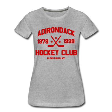 Adirondack Hockey Club Women's T-Shirt - heather gray