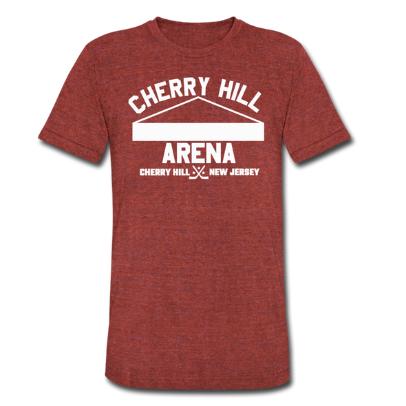 Cherry Hill Arena T-Shirt (Tri-Blend Super Light) - heather cranberry