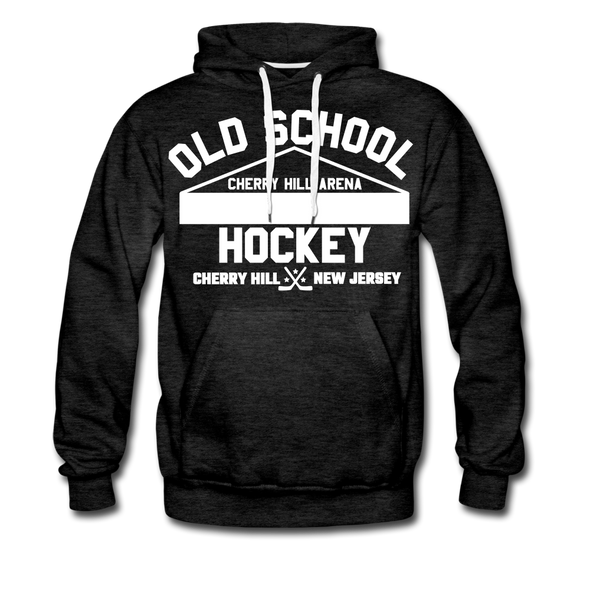 Cherry Hill Arena Old School Hockey Hoodie (Premium) - charcoal gray