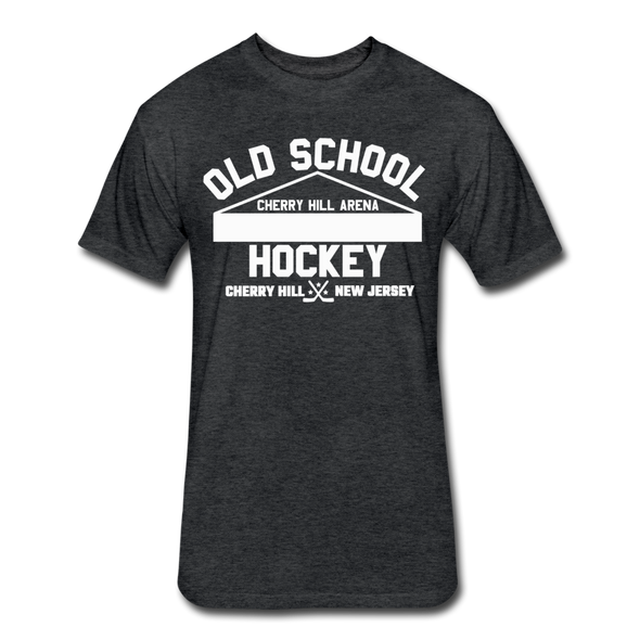 Cherry Hill Arena Old School Hockey T-Shirt (Premium Tall 60/40) - heather black