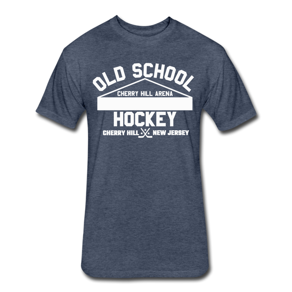 Cherry Hill Arena Old School Hockey T-Shirt (Premium Tall 60/40) - heather navy