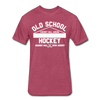 Cherry Hill Arena Old School Hockey T-Shirt (Premium Tall 60/40) - heather burgundy