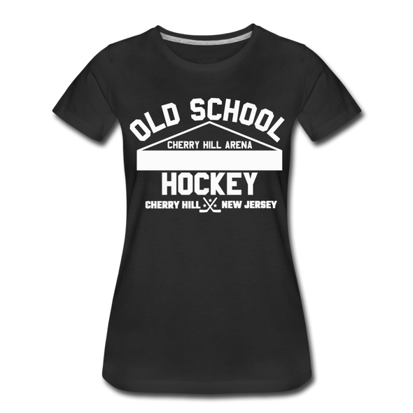 Cherry Hill Arena Old School Hockey Women's T-Shirt - black