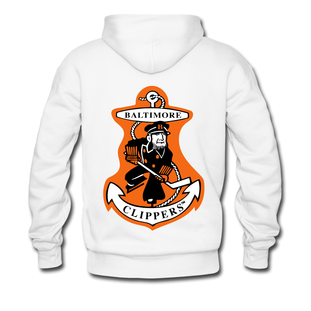 Baltimore Clippers Double Sided Hoodie (Premium) - white