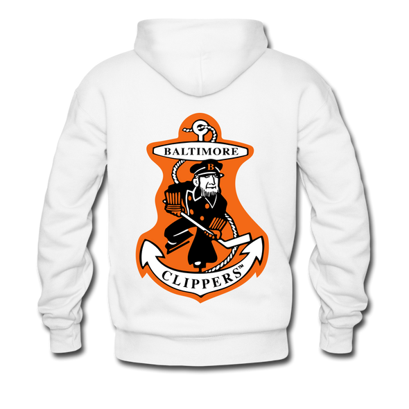 Baltimore Clippers Double Sided Hoodie (Premium) - white