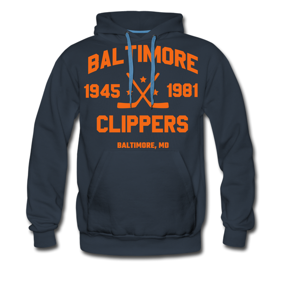 Baltimore Clippers Double Sided Hoodie (Premium) - navy