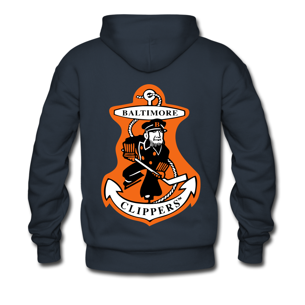 Baltimore Clippers Double Sided Hoodie (Premium) - navy