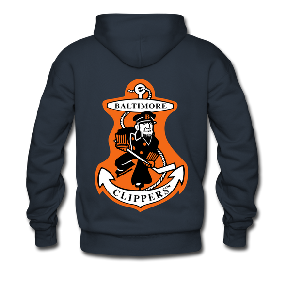Baltimore Clippers Double Sided Hoodie (Premium) - navy