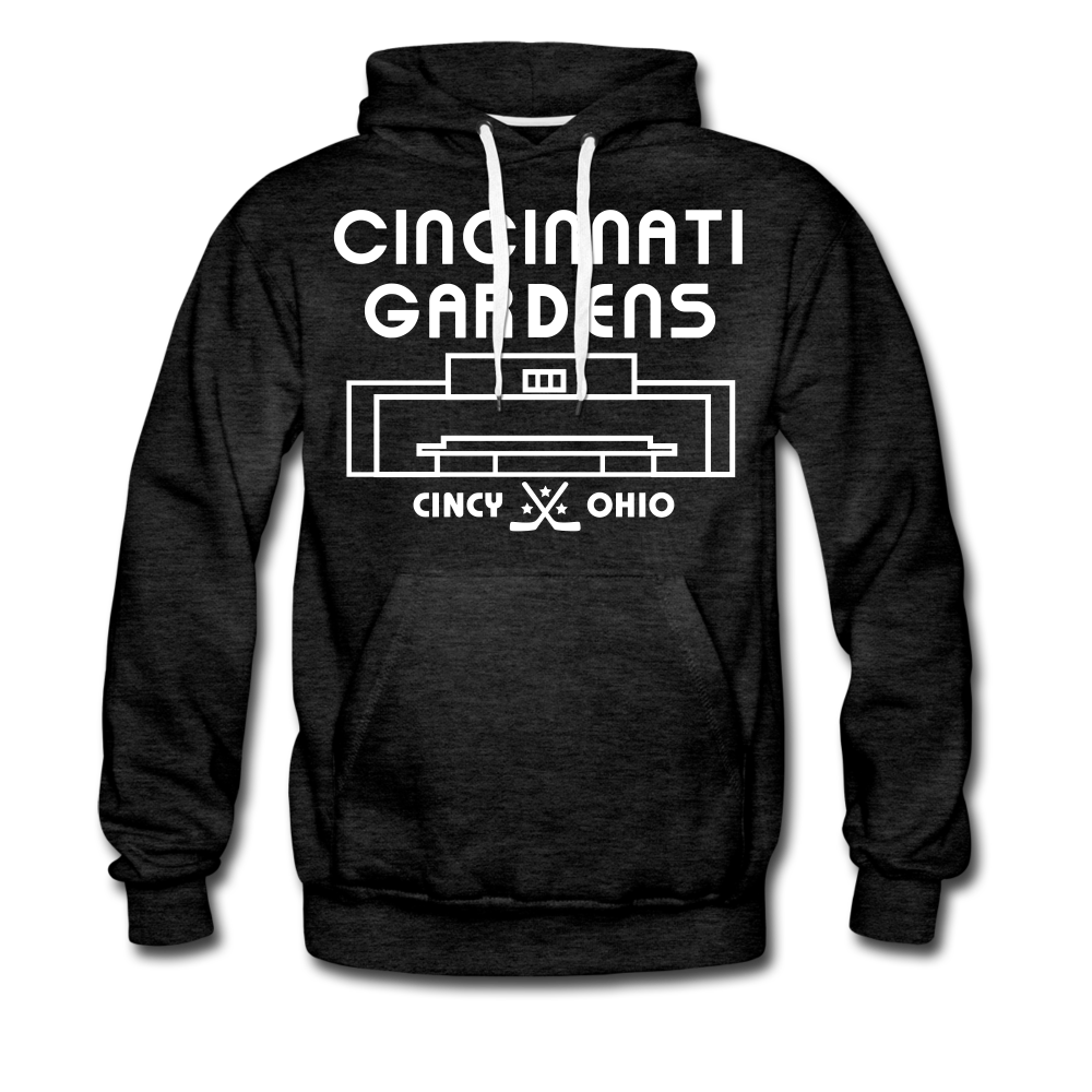 Cincinnati Gardens Hoodie (Premium) - charcoal gray