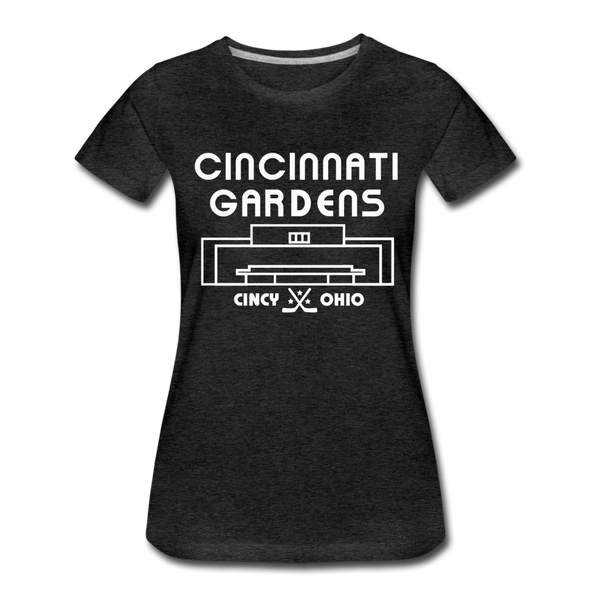 Cincinnati Gardens Women’s T-Shirt - charcoal gray