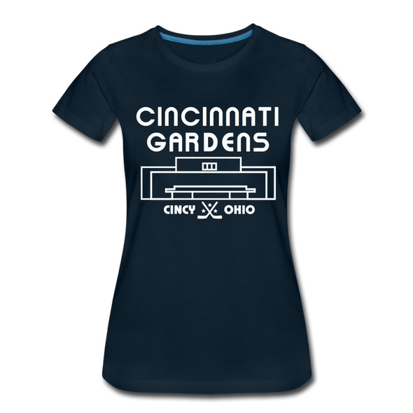 Cincinnati Gardens Women’s T-Shirt - deep navy