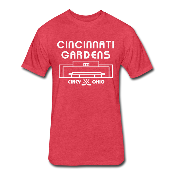 Cincinnati Gardens T-Shirt (Premium Tall 60/40) - heather red
