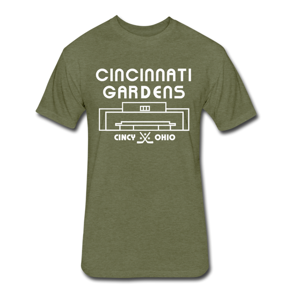 Cincinnati Gardens T-Shirt (Premium Tall 60/40) - heather military green