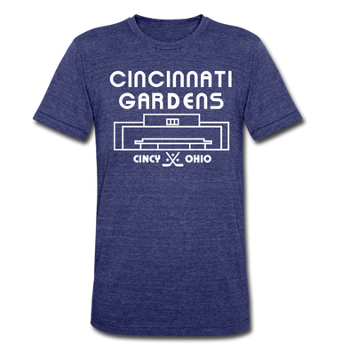 Cincinnati Gardens T-Shirt (Tri-Blend Super Light) - heather indigo