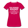 Cincinnati Gardens Old School Hockey Women’s T-Shirt - dark pink
