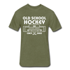 Cincinnati Gardens Old School Hockey T-Shirt (Premium Tall 60/40) - heather military green