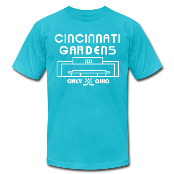 Cincinnati Gardens T-Shirt (Premium Lightweight) - turquoise