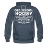 Cincinnati Gardens Old School Hockey Hoodie (Premium) - heather denim