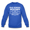 Cincinnati Gardens Old School Hockey Crewneck Sweatshirt - royal blue