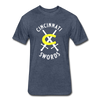 Cincinnati Swords T-Shirt (Premium Tall 60/40) - heather navy