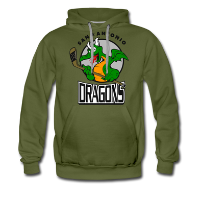 San Antonio Dragons Hoodie (Premium) - olive green