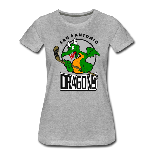 San Antonio Dragons Women’s T-Shirt - heather gray