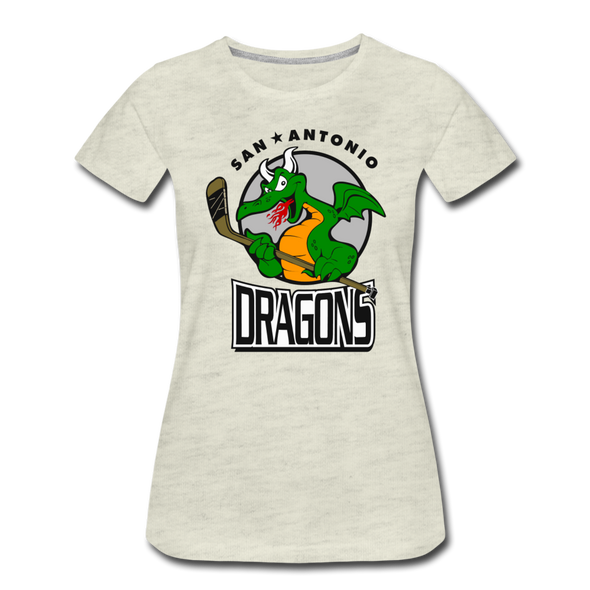San Antonio Dragons Women’s T-Shirt - heather oatmeal