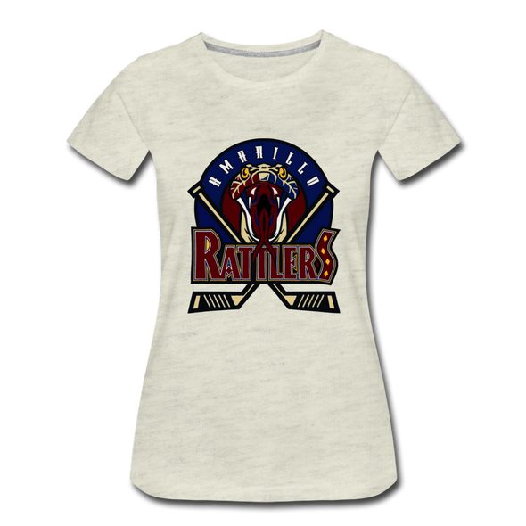 Amarillo Rattlers Women's T-Shirt - heather oatmeal