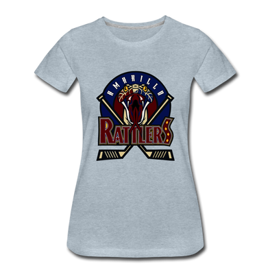 Amarillo Rattlers Women's T-Shirt - heather ice blue