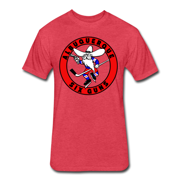 Albuquerque Six Guns T-Shirt (Premium Tall 60/40) - heather red