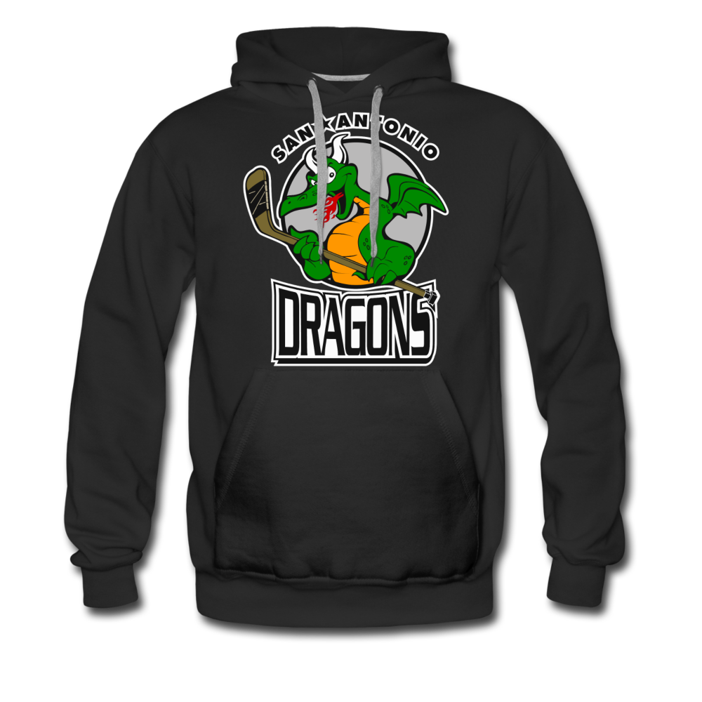 San Antonio Dragons Black Hoodie (Premium) - black