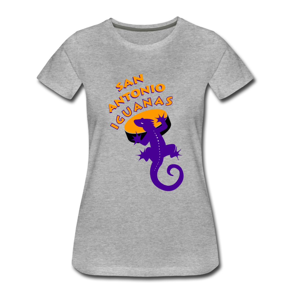 San Antonio Iguanas Women’s T-Shirt - heather gray