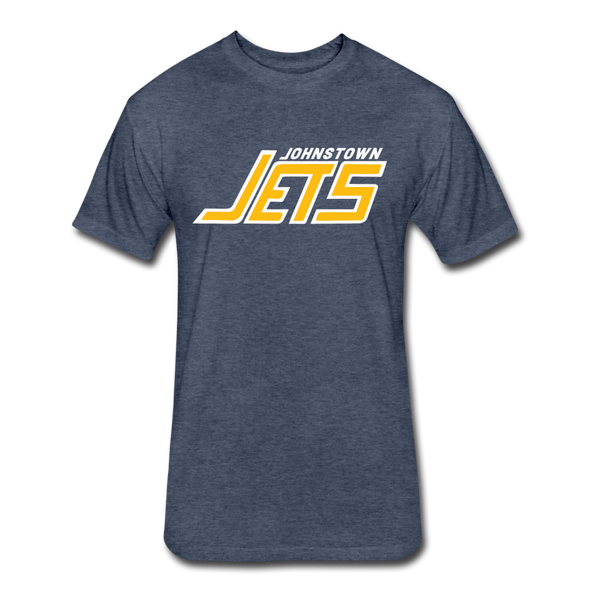 Johnstown Jets 1970s T-Shirt (Premium Tall 60/40) - heather navy