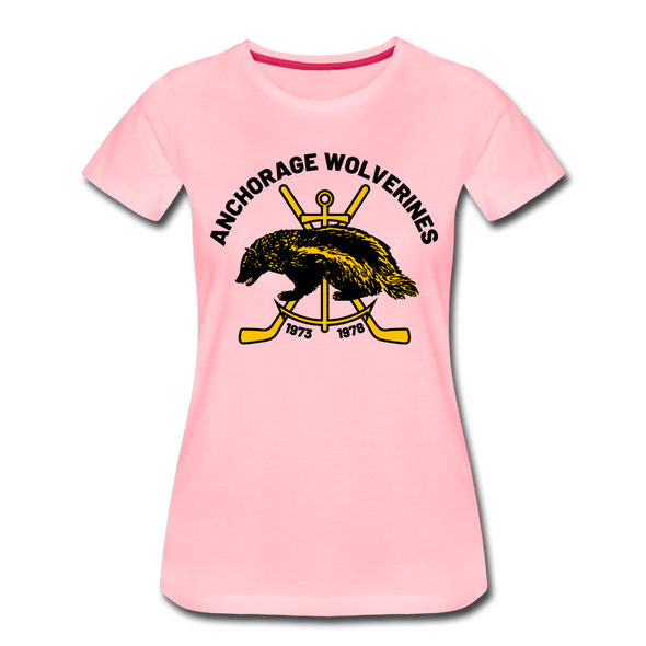Anchorage Wolverines Women’s T-Shirt - pink