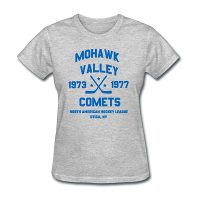 Mohawk Valley Comets Dated Women's T-Shirt - heather gray