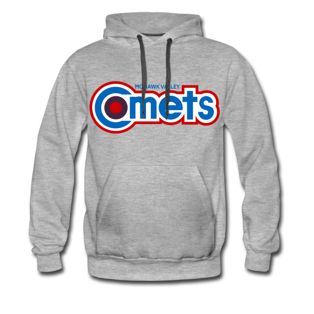 Mohawk Valley Comets Hoodie (Premium) - heather gray