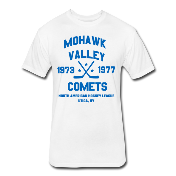 Mohawk Valley Comets Dated T-Shirt (Premium Tall 60/40) - white