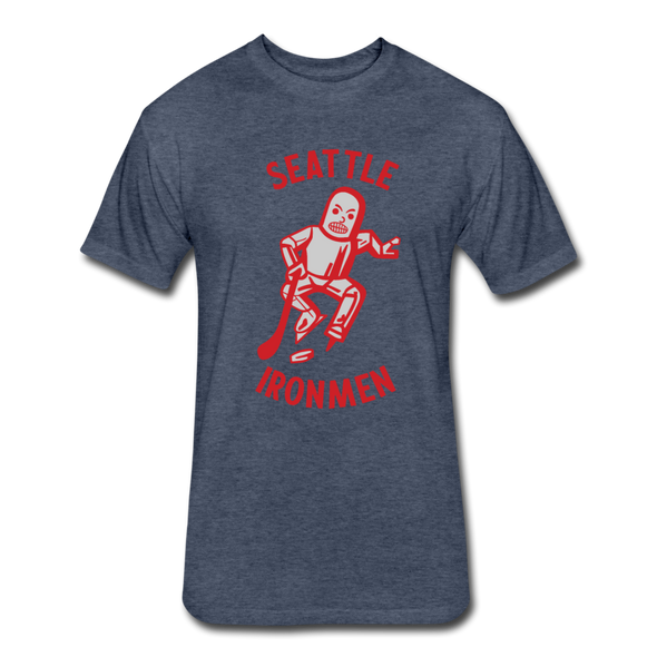 Seattle Ironmen T-Shirt (Premium Tall 60/40) - heather navy