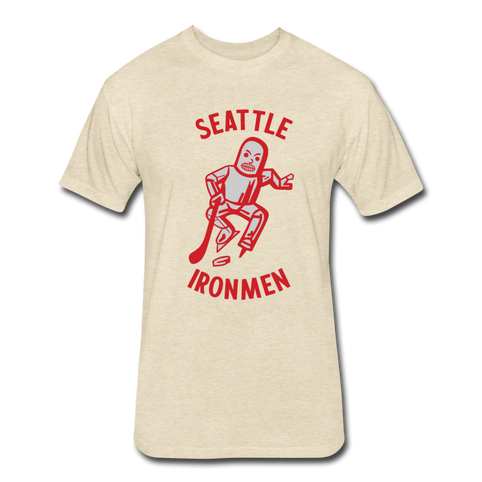 Seattle Ironmen T-Shirt (Premium Tall 60/40) - heather cream
