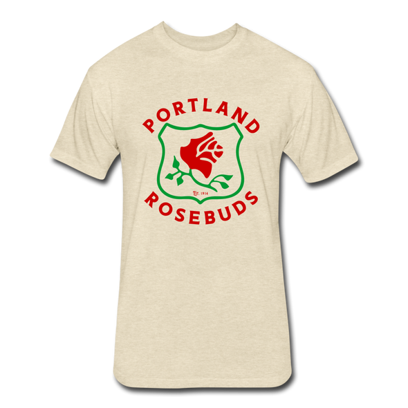 Portland Rosebuds T-Shirt (Premium Tall 60/40) - heather cream