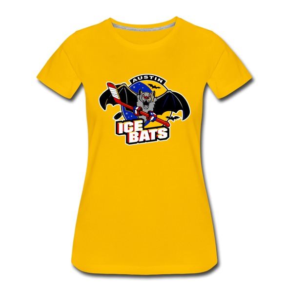 Austin Ice Bats Women’s T-Shirt - sun yellow