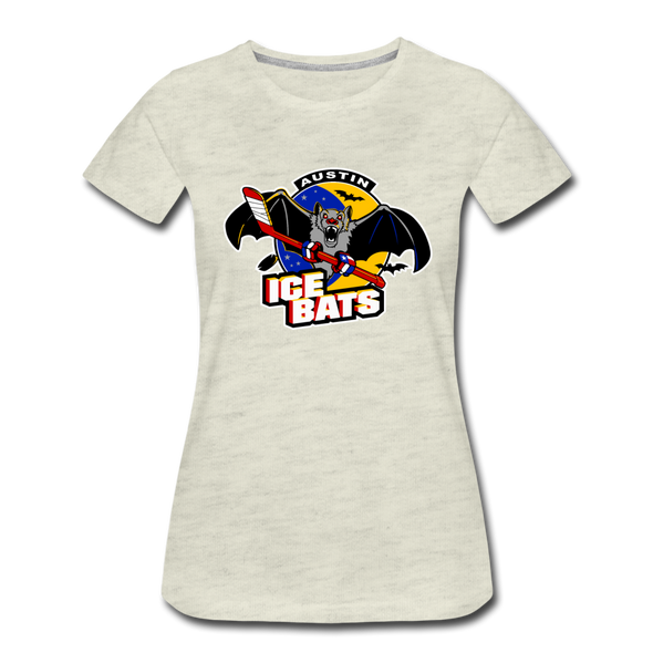 Austin Ice Bats Women’s T-Shirt - heather oatmeal